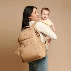 Itzy Ritzy Diaper Backpacks*- Chai Latte Boss Plus™ Backpack Diaper Bag