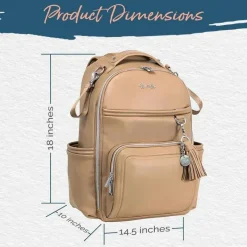 Itzy Ritzy Diaper Backpacks*- Chai Latte Boss Plus™ Backpack Diaper Bag
