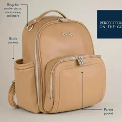 Itzy Ritzy Diaper Backpacks*- Chai Latte Mini Plus™ Backpack Diaper Bag