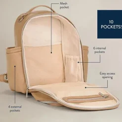 Itzy Ritzy Diaper Backpacks*- Chai Latte Mini Plus™ Backpack Diaper Bag