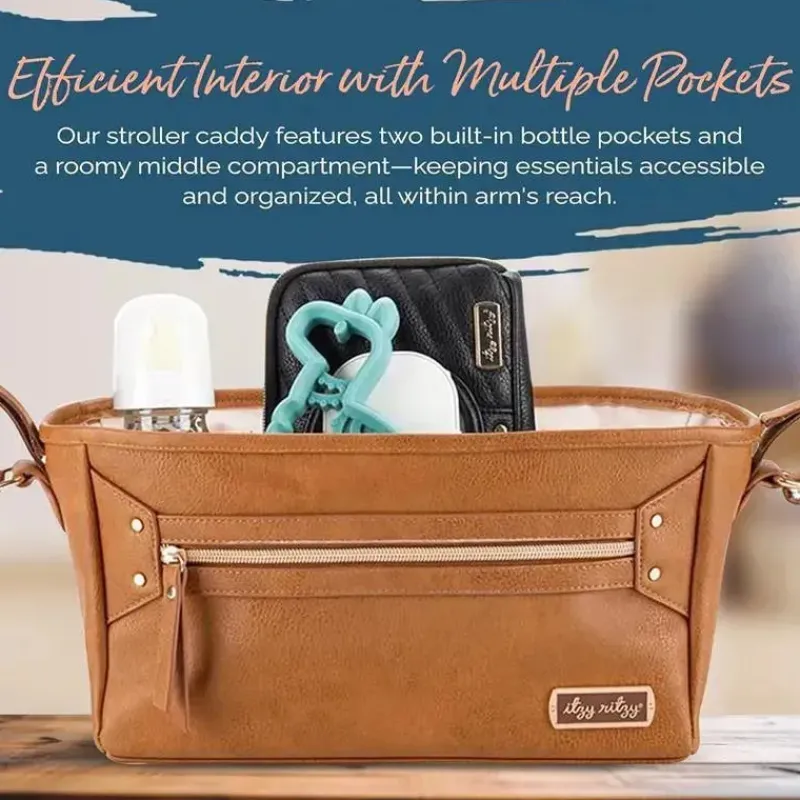 Itzy Ritzy Storage & Organizers*- Cognac Travel Stroller Caddy