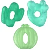 Itzy Ritzy Rattles & Teethers|Toys For 0-12 Months*- Cute 'N Cool Water Filled Teether, Cactus (3-pack)