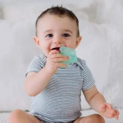 Itzy Ritzy Rattles & Teethers|Toys For 0-12 Months*- Cute 'N Cool Water Filled Teether, Cactus (3-pack)