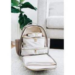 Itzy Ritzy Convertible Backpacks*- Diaper Bag Mini Backpack Vanilla Latte