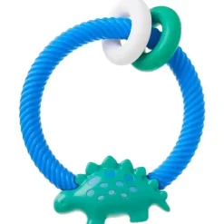 Itzy Ritzy Rattles & Teethers|Toys For 0-12 Months*- Dinosaur Rattle With Teething Ring