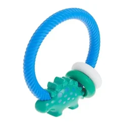 Itzy Ritzy Rattles & Teethers|Toys For 0-12 Months*- Dinosaur Rattle With Teething Ring