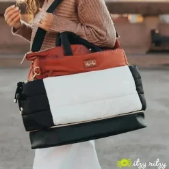 Itzy Ritzy Tote Bags|Diaper Backpacks*- Dream Weekender Bag, Coffee & Cream