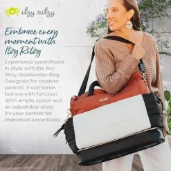 Itzy Ritzy Tote Bags|Diaper Backpacks*- Dream Weekender Bag, Coffee & Cream