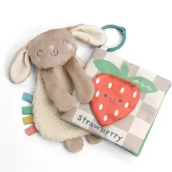 Itzy Ritzy Stroller & Car Seat Toys|Easter*- Itzy Learn & Snuggle Gitf Set, Bunny