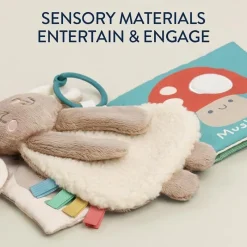 Itzy Ritzy Stroller & Car Seat Toys|Easter*- Itzy Learn & Snuggle Gitf Set, Bunny