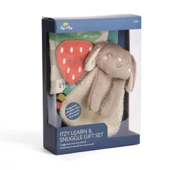 Itzy Ritzy Stroller & Car Seat Toys|Easter*- Itzy Learn & Snuggle Gitf Set, Bunny