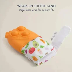 Itzy Ritzy Rattles & Teethers*- Itzy Mitt Pop™, Carrot