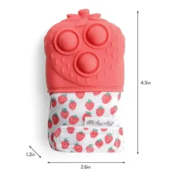 Itzy Ritzy Rattles & Teethers*- Itzy Mitt Pop™ , Strawberry
