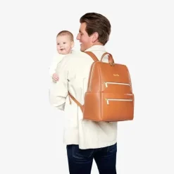Itzy Ritzy Tote Bags|Diaper Backpacks*- Backpack, Cognac