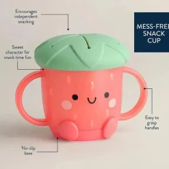 Itzy Ritzy Food Storage*- Itzy Snack Cup™,| Strawberry
