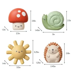 Itzy Ritzy Bath Toys*- Itzy Squirt™ 4-Pack Of Soft Bath Toys