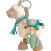Itzy Ritzy Rattles & Teethers|Toys For 0-12 Months*- Link & Love Toy for Stroller or Car Seat, Silicone Teether, Llama