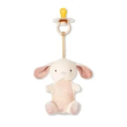 Itzy Ritzy Easter|Pacifiers*- Pacifiers With Natural Rubber And Soft Cotton Lovey Bunny