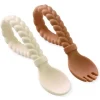 Itzy Ritzy Utensils & Accessories|Dishes, Utensils & Food Containers*- 2Pk Buttercream Toffee Sweetie Spoons & Fork Set