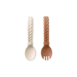 Itzy Ritzy Utensils & Accessories|Dishes, Utensils & Food Containers*- 2Pk Buttercream Toffee Sweetie Spoons & Fork Set