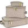 Itzy Ritzy Diaper Bag Accessories*- 3Pk Packing Cubes, Taupe