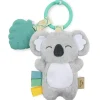 Itzy Ritzy Rattles & Teethers|Toys For 0-12 Months*- Plush Pal Silicone Teether, Koala