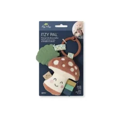 Itzy Ritzy Rattles & Teethers|Toys For 0-12 Months*- Plush Pal Silicone Teether, Mushroom