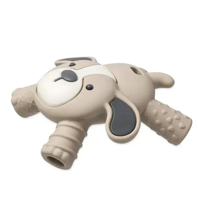 Itzy Ritzy Rattles & Teethers|Toys For 0-12 Months*- Ritzy Teether™ Baby Molar Teether, Puppy