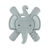 Itzy Ritzy Rattles & Teethers|Toys For 0-12 Months*- Silicone Molar Teether, Elephant