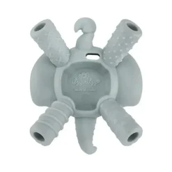 Itzy Ritzy Rattles & Teethers|Toys For 0-12 Months*- Silicone Molar Teether, Elephant