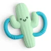 Itzy Ritzy Rattles & Teethers|Toys For 0-12 Months*- Silicone Teether with Easy-Grab Handles, Cactus