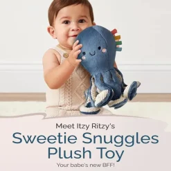 Itzy Ritzy Rattles & Teethers*- Sweetie Snuggles, Octopus