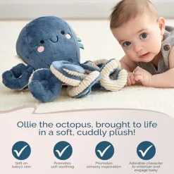 Itzy Ritzy Rattles & Teethers*- Sweetie Snuggles, Octopus