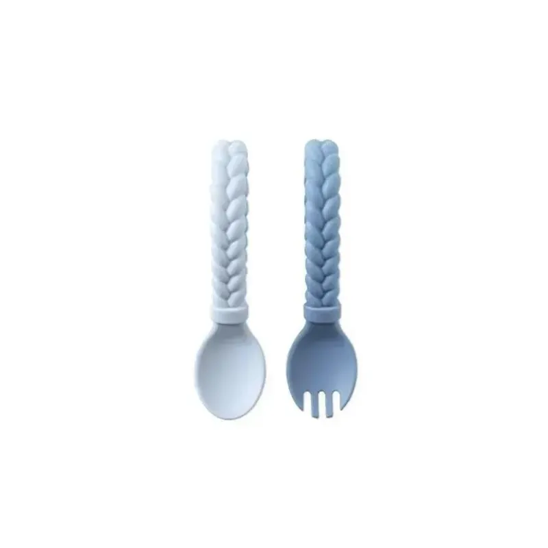 Itzy Ritzy Utensils & Accessories|Dishes, Utensils & Food Containers*- Sweetie Spoons & Fork Set Blue