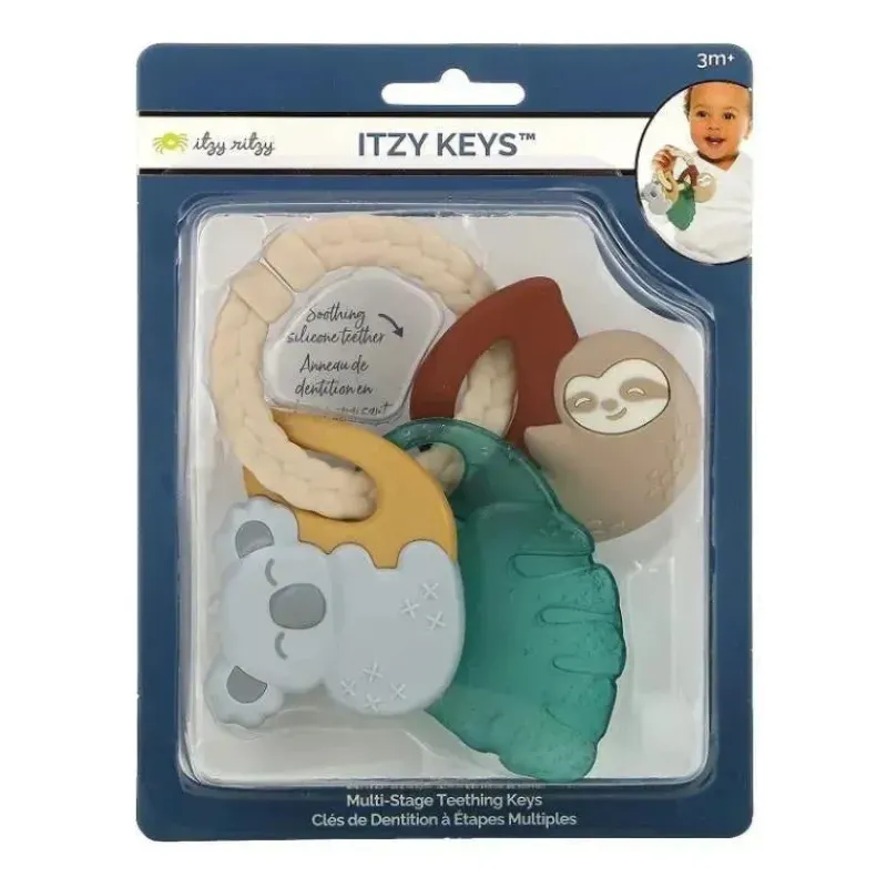 Itzy Ritzy Rattles & Teethers*- Teething Keys Tropical