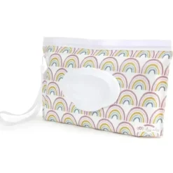 Itzy Ritzy Diaper Bag Accessories*- Travel Pouch Wipes Case Rainbow