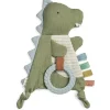 Itzy Ritzy Toys For 0-12 Months|Gift For Baby*Crinkle Sensory Toy W/Teether- Dino