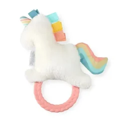 Itzy Ritzy Rattles & Teethers|Toys For 0-12 Months*Rattle Pal Plush With Teether Unicorn