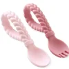 Itzy Ritzy Utensils & Accessories|Dishes, Utensils & Food Containers*Sweetir Spoons Sliicone Baby Utensild Set Pink