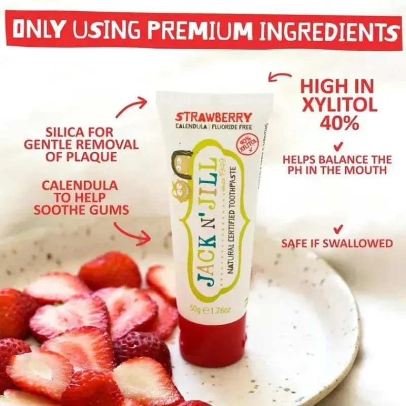 Jack N Jill Oral & Nasal Care*Jack N' Jill - Natural Toothpaste for Babies & Toddlers, 1.76 Oz