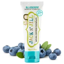 Jack N Jill Organic|Oral & Nasal Care*Jack N' Jill - Natural Toothpaste for Babies & Toddlers, Blueberry 1.76 Oz