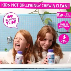 Jack N Jill Oral & Nasal Care*Jack N' Jill - Tooth Sparkles, Tooth Cleaning Calcium Chews with Hydroxyapatite (60 Tablets)