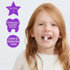 Jack N Jill Oral & Nasal Care*Jack N' Jill - Tooth Sparkles, Tooth Cleaning Calcium Chews with Hydroxyapatite (60 Tablets)
