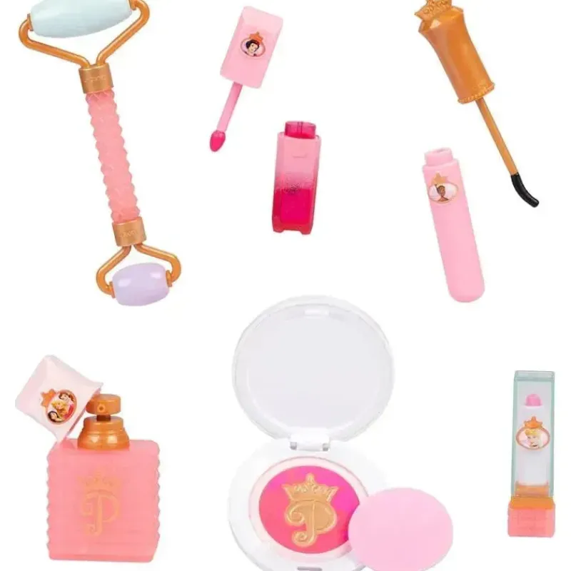 JAKKS Disney Princess|Dolls Accessories*- Disney Princess Style Collection Girls Trendy Makeup Tote Bag