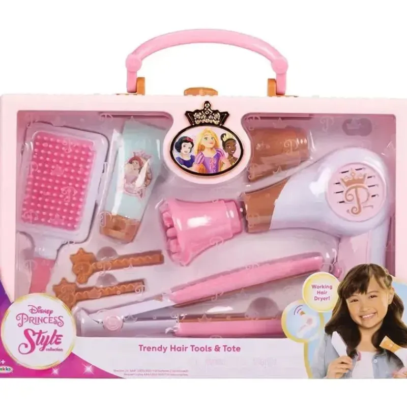 JAKKS Disney Princess|Dolls Accessories*- Disney Princess Style Collection Girls Trendy Hair Pretend Play