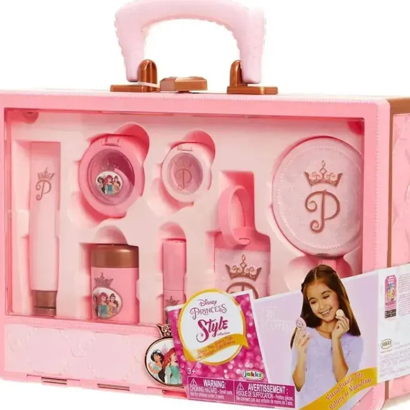 JAKKS Disney Princess|Dolls Accessories*- Disney Princess Style Collection Makeup Travel Tote Playset