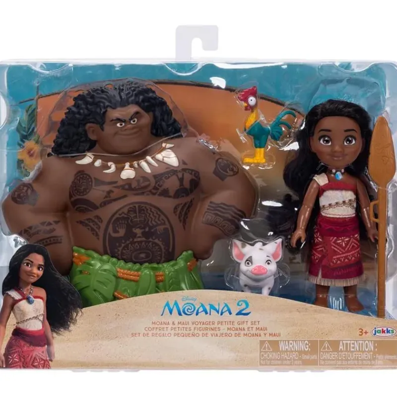 JAKKS Dolls*- Disney's Moana 2 6 Moana & Maui Petite Gift Set