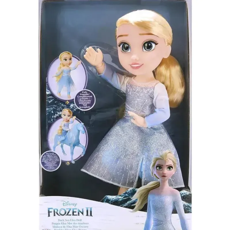 JAKKS Frozen|Dolls*- Frozen Disney 2 Elsa Doll Articulated, Dark Sea Elsa