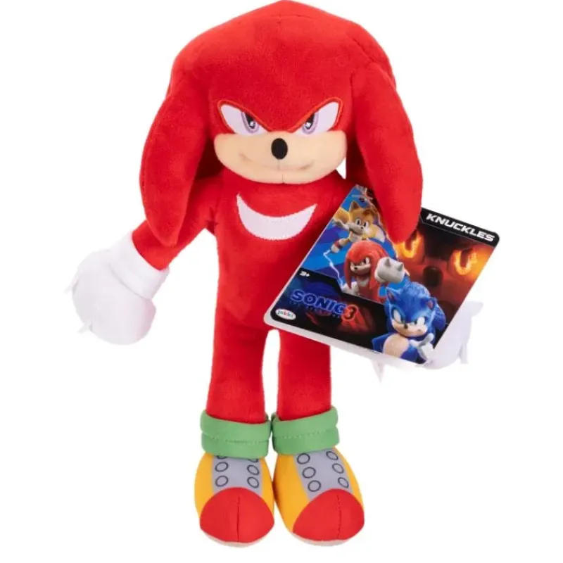 JAKKS Plush & Stuffed Animals*- Sonic 3 Movie Basic Plush, Knuckles
