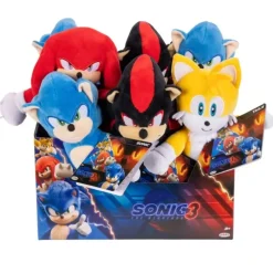 JAKKS Toys For 3 Year Old*- Sonic 3 Movie 1pk Basic Plush (Figures May Vary)